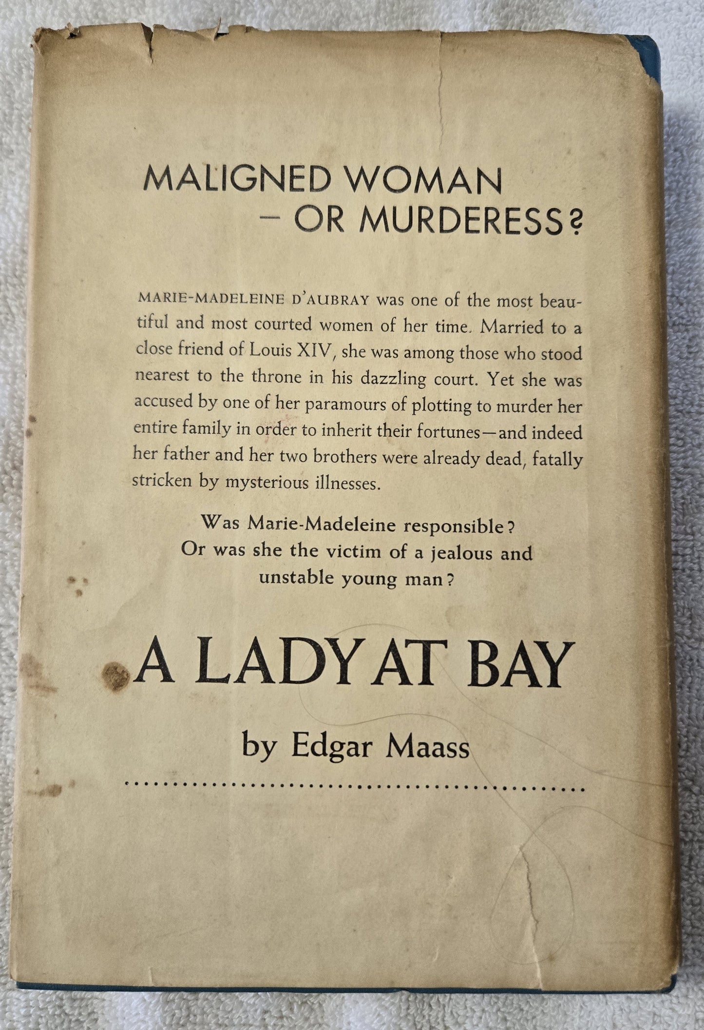 A Lady At Bay