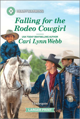 Falling For The Rodeo Cowgirl (Larger Print)