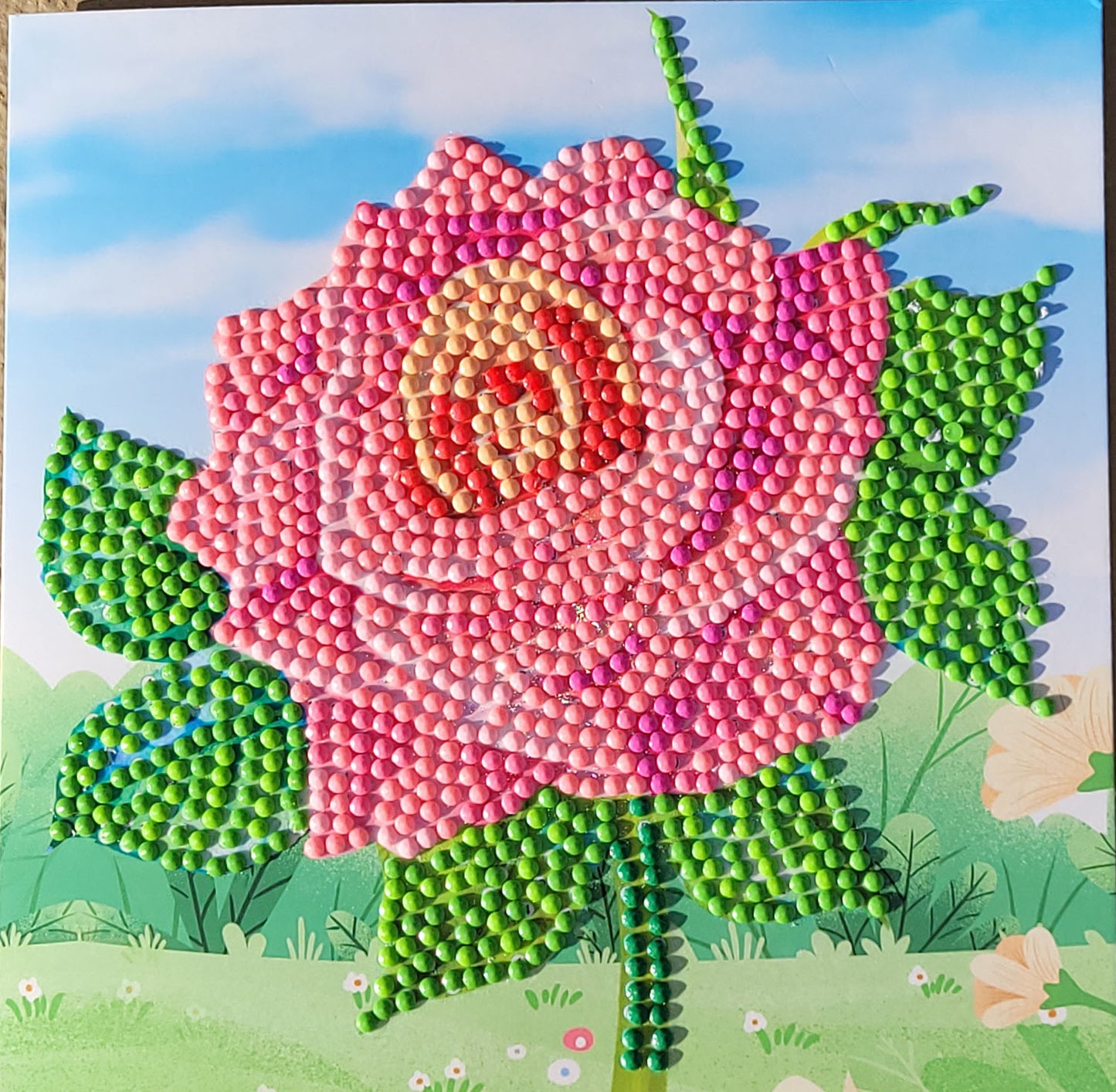 Diamond Painted Greeting and Note Card