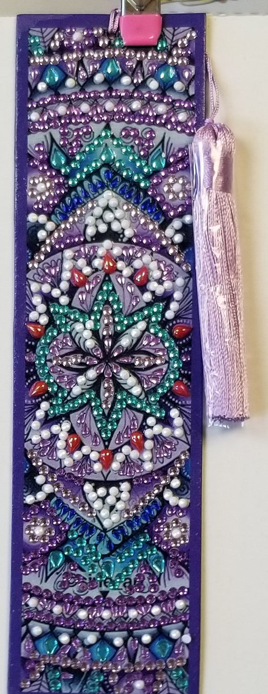 Lilac Mandala Bookmark